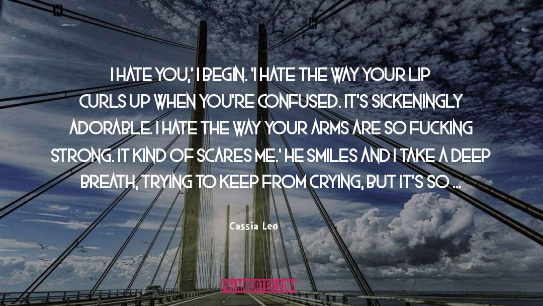 Shoulder To Cry On quotes by Cassia Leo