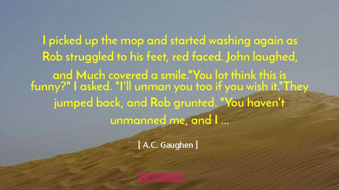 Shoving quotes by A.C. Gaughen