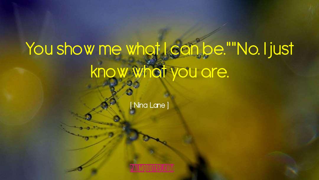 Show Me State quotes by Nina Lane