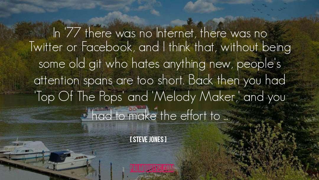 Show Off On Facebook quotes by Steve Jones