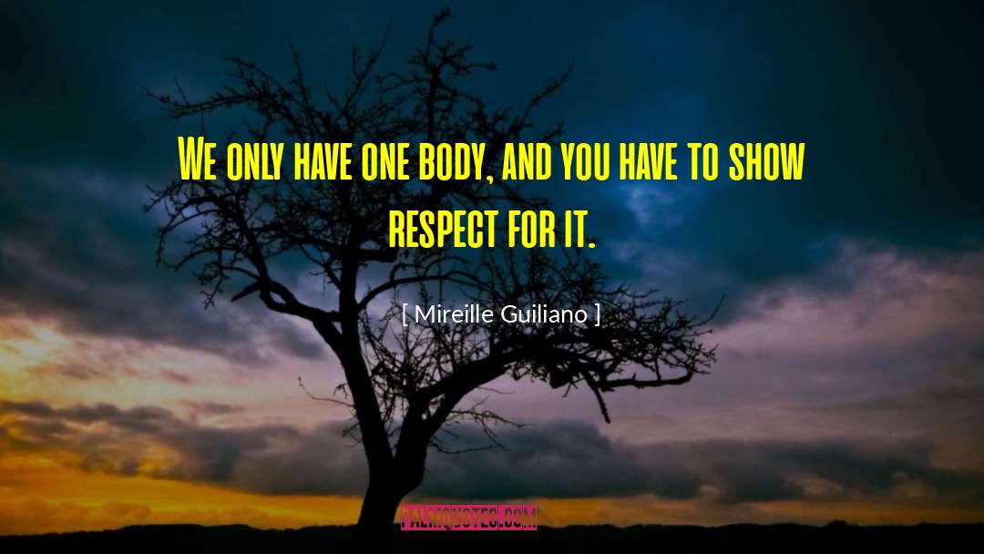 Show Respect quotes by Mireille Guiliano