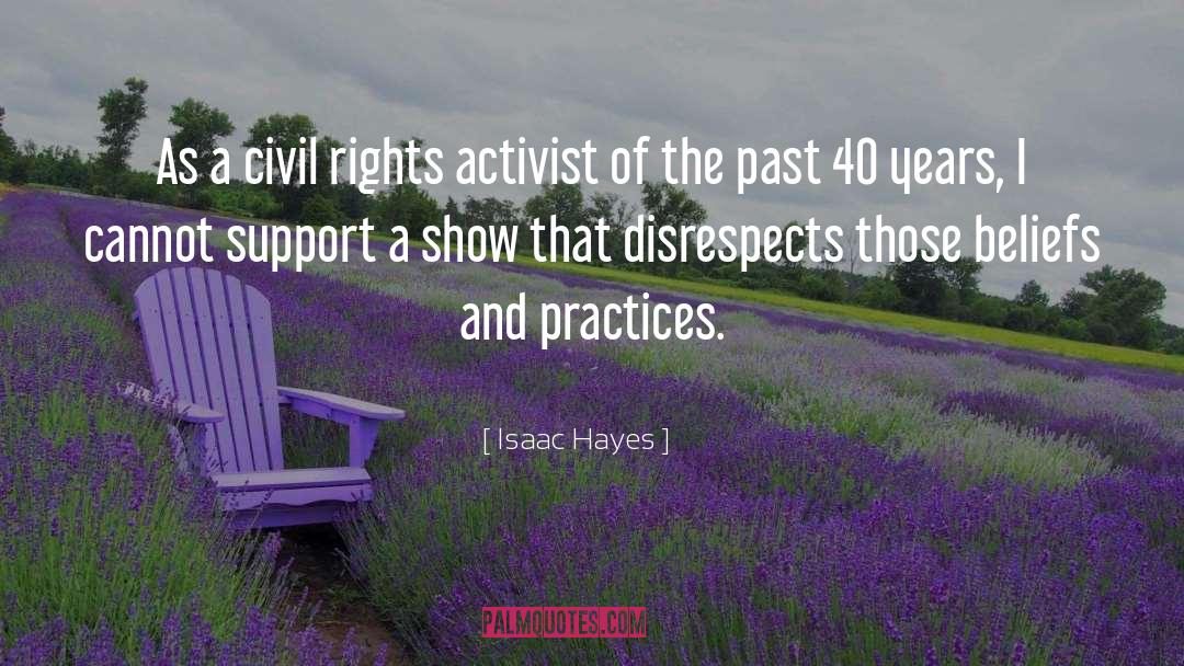 Show Support quotes by Isaac Hayes