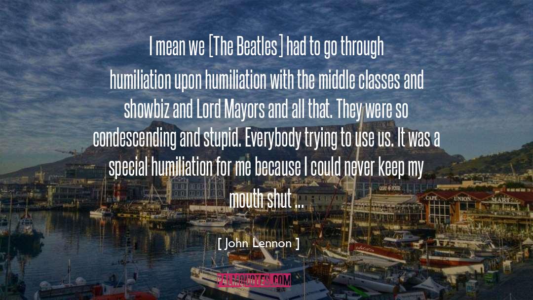 Showbiz quotes by John Lennon