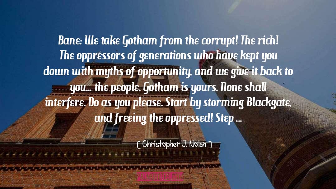 Showdown City quotes by Christopher J. Nolan