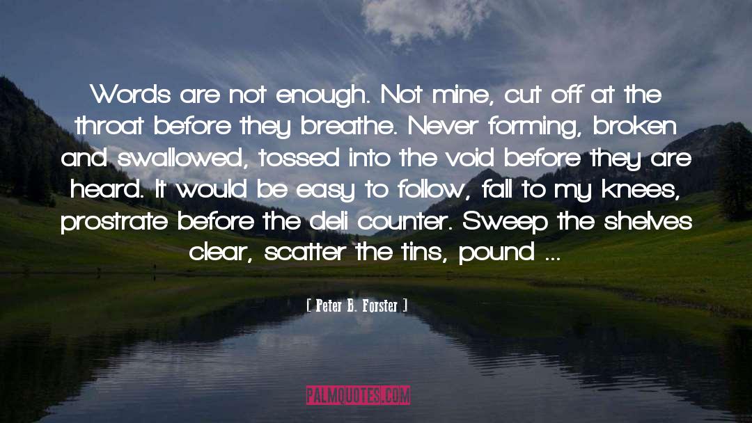 Showdown Displays quotes by Peter B. Forster