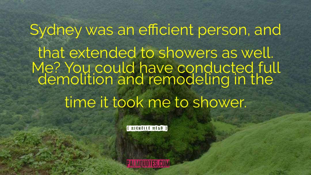 Shower Empathy quotes by Richelle Mead