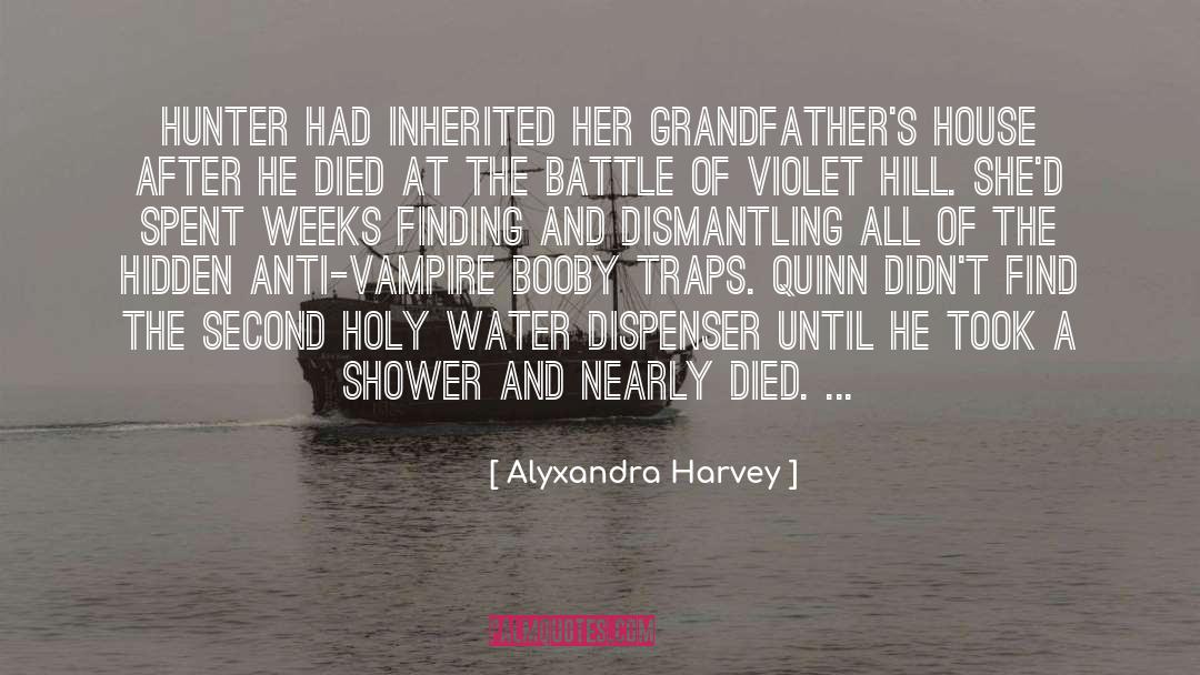 Shower quotes by Alyxandra Harvey