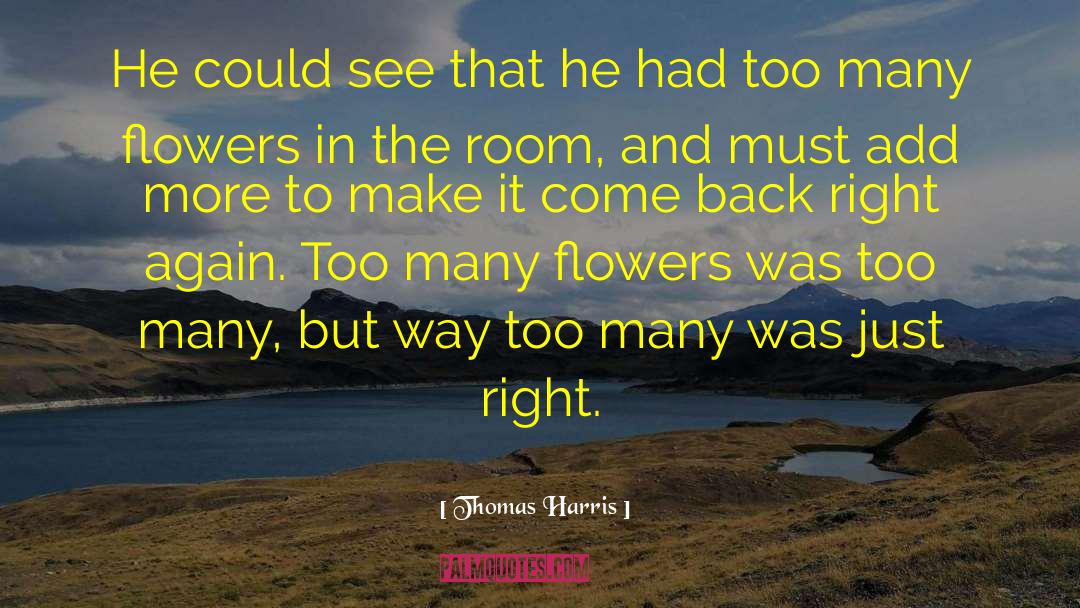 Shower Room quotes by Thomas Harris