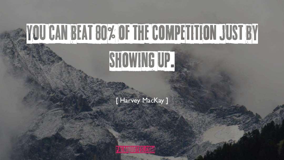 Showing Up quotes by Harvey MacKay