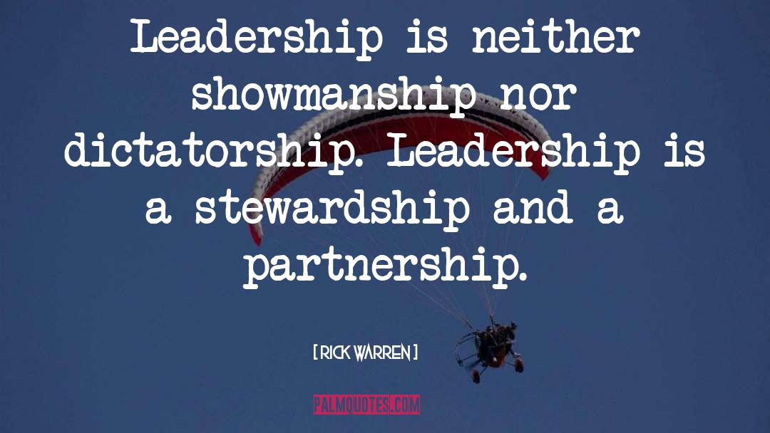 Showmanship quotes by Rick Warren