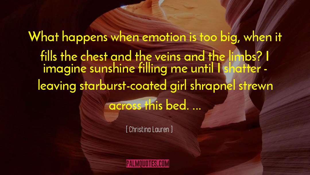 Shrapnel quotes by Christina Lauren