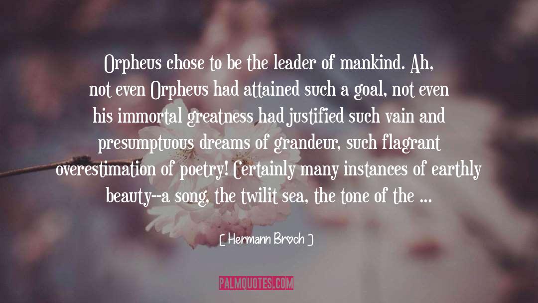 Shredder Orpheus quotes by Hermann Broch