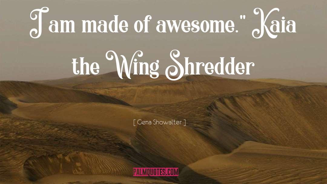 Shredder Orpheus quotes by Gena Showalter