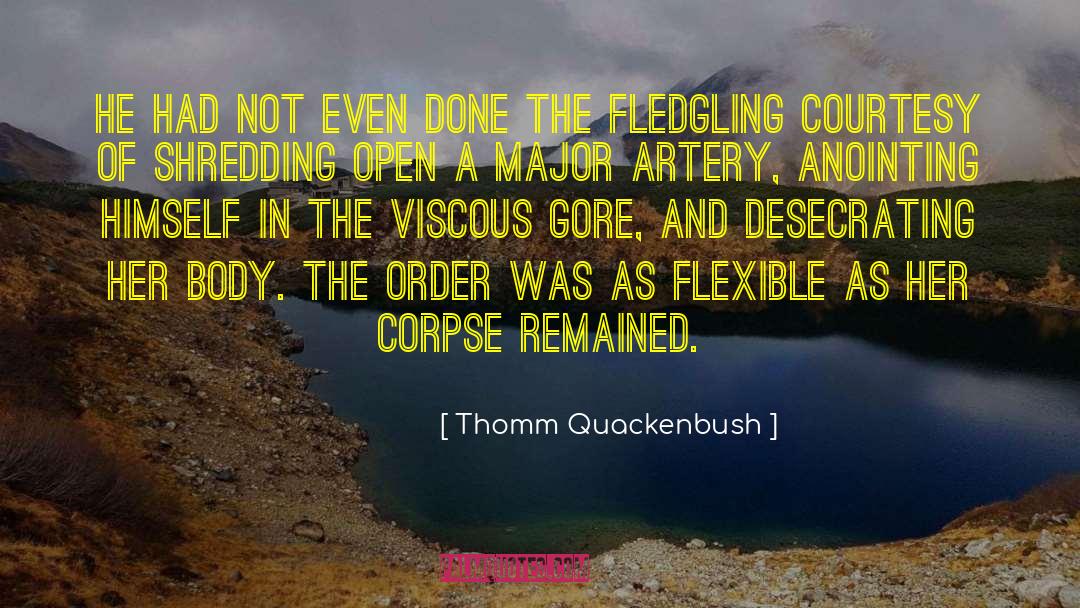 Shredding quotes by Thomm Quackenbush