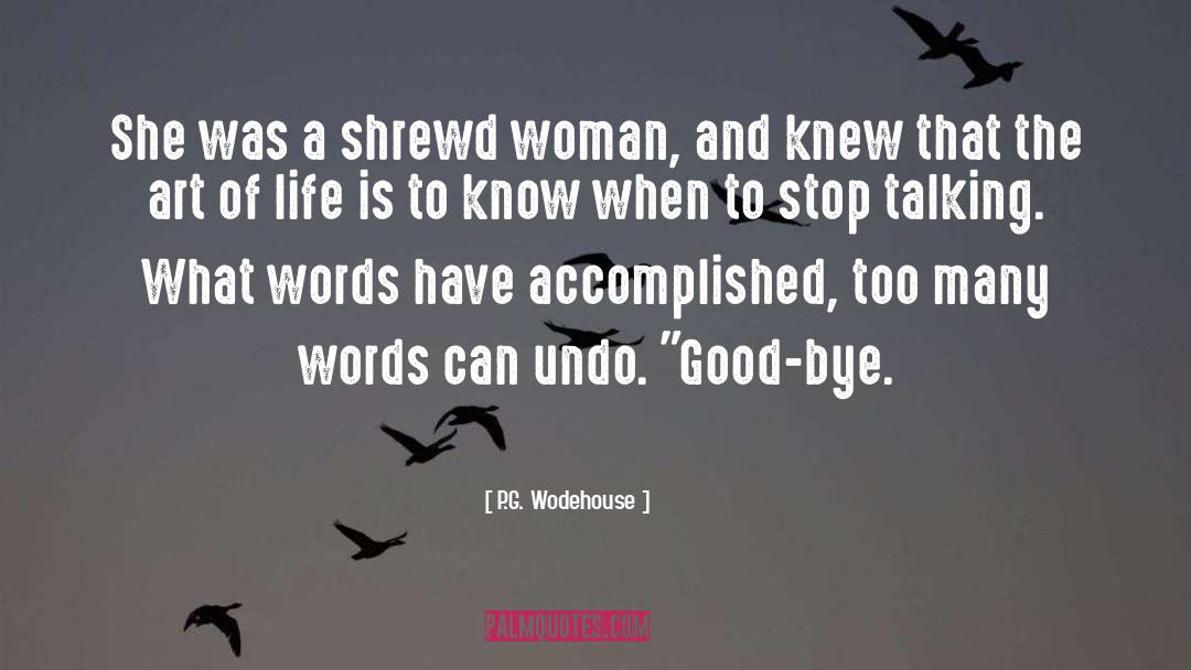 Shrewd quotes by P.G. Wodehouse