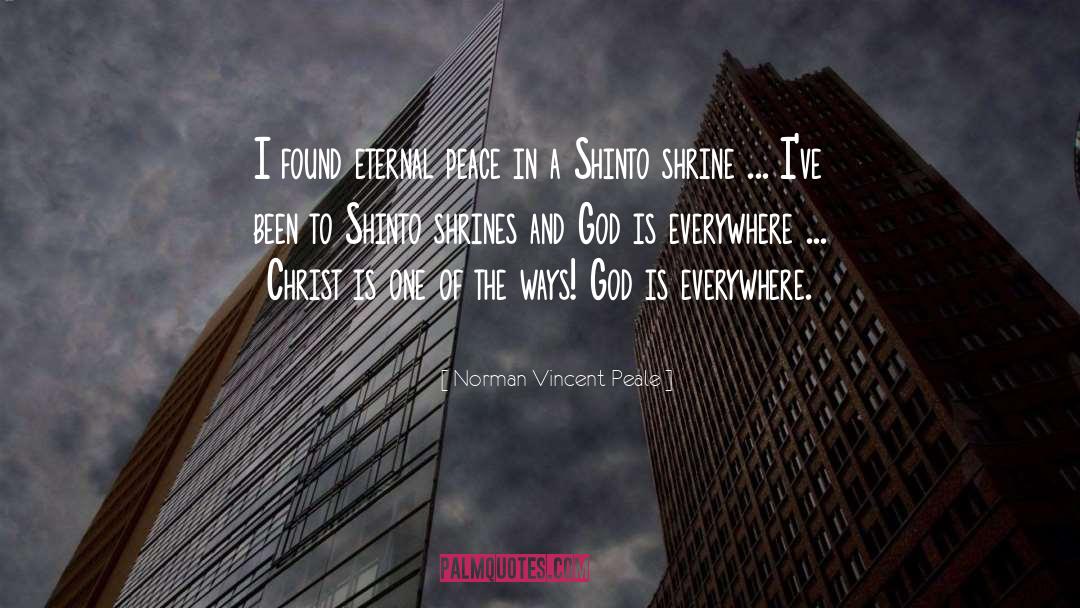 Shrines quotes by Norman Vincent Peale