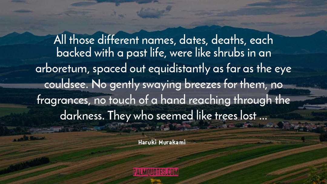 Shrubs quotes by Haruki Murakami