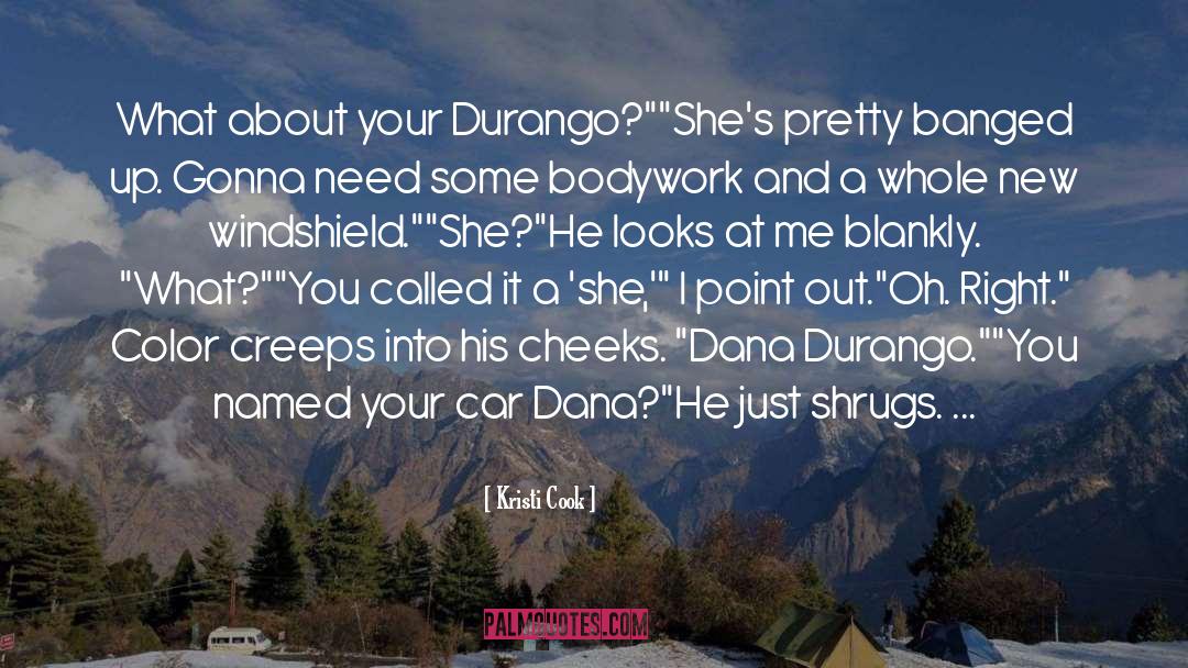 Shrugs And Boleros quotes by Kristi Cook
