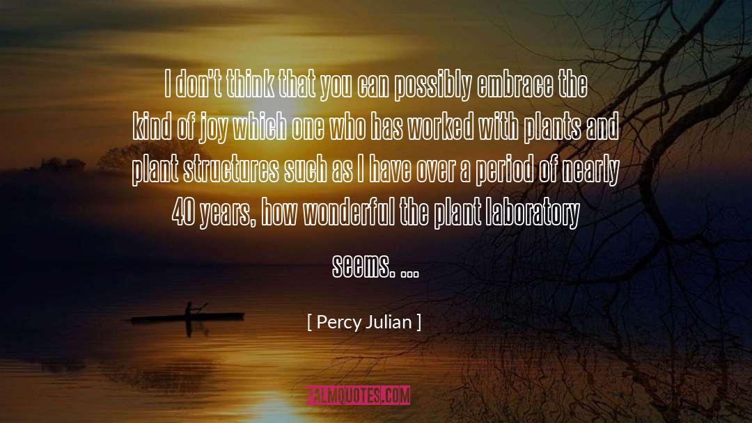 Shubra Plant quotes by Percy Julian