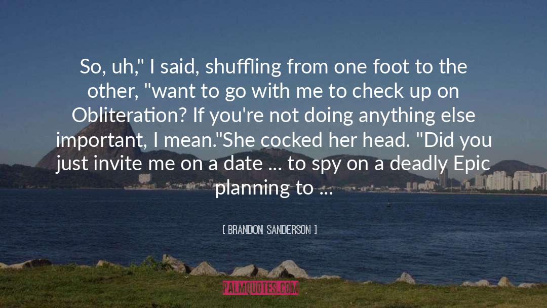 Shuffling quotes by Brandon Sanderson