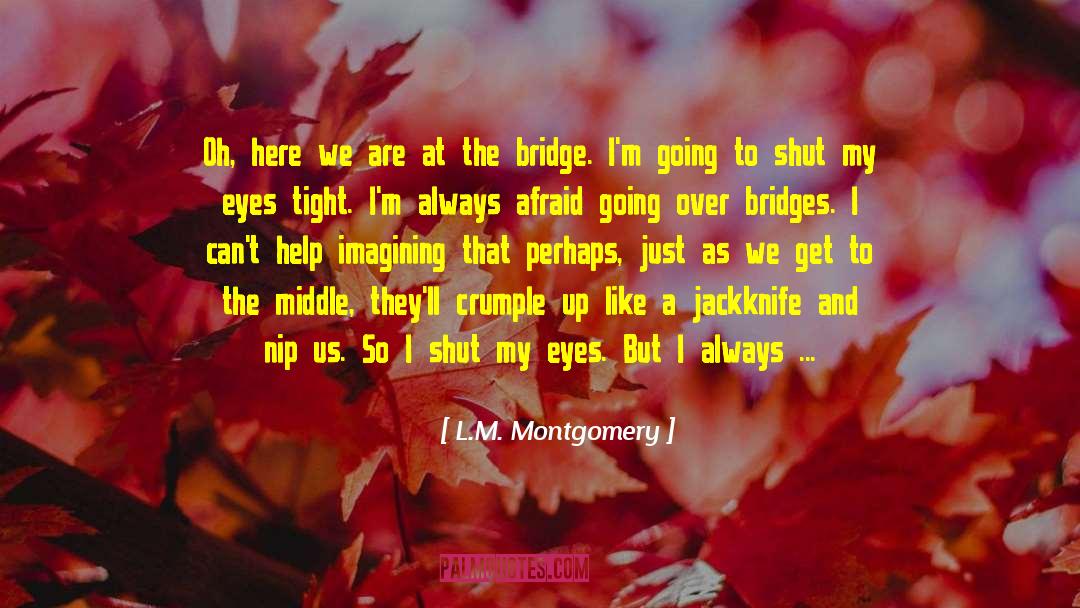 Shut My Eyes quotes by L.M. Montgomery