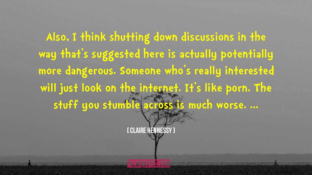 Shutting quotes by Claire Hennessy