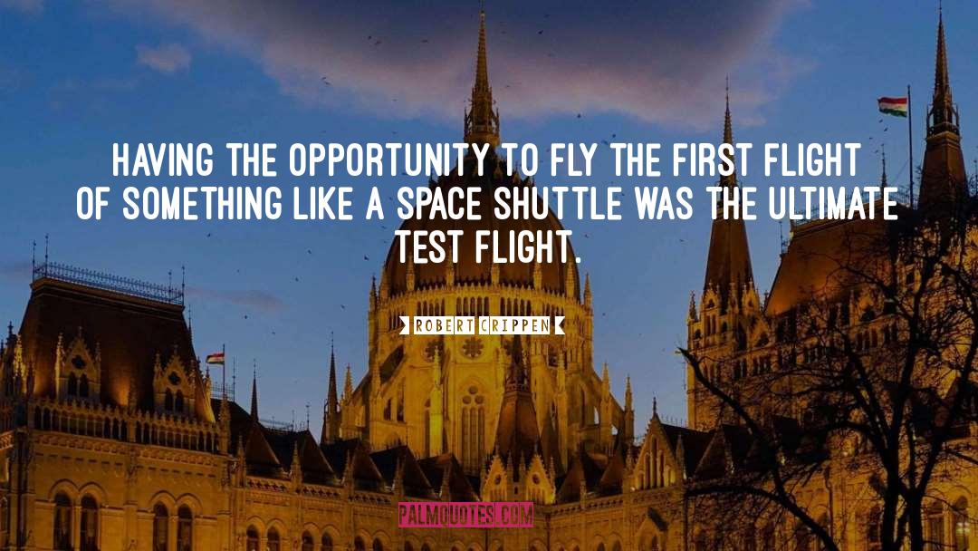 Shuttle quotes by Robert Crippen