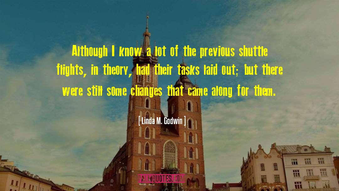 Shuttle quotes by Linda M. Godwin