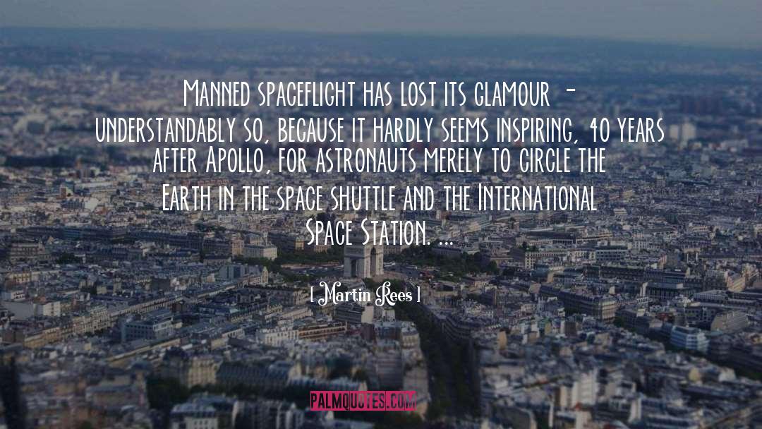 Shuttle quotes by Martin Rees