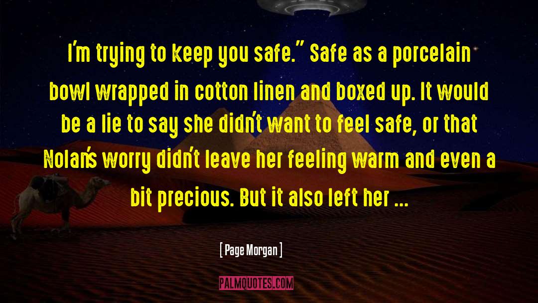 Shy Cage quotes by Page Morgan