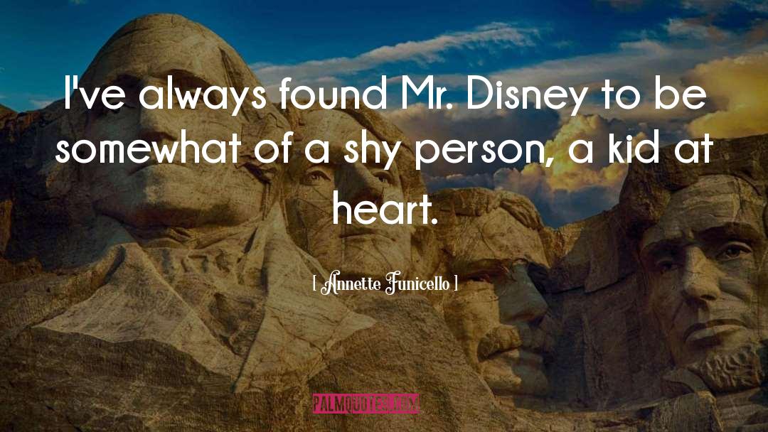 Shy Person quotes by Annette Funicello