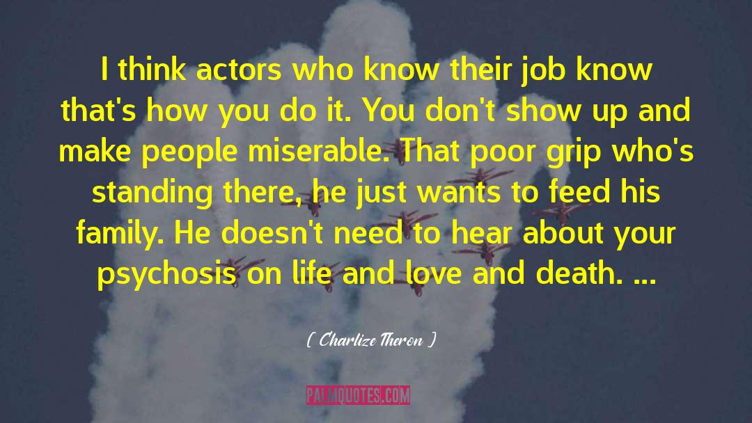 Shy To Show Love quotes by Charlize Theron