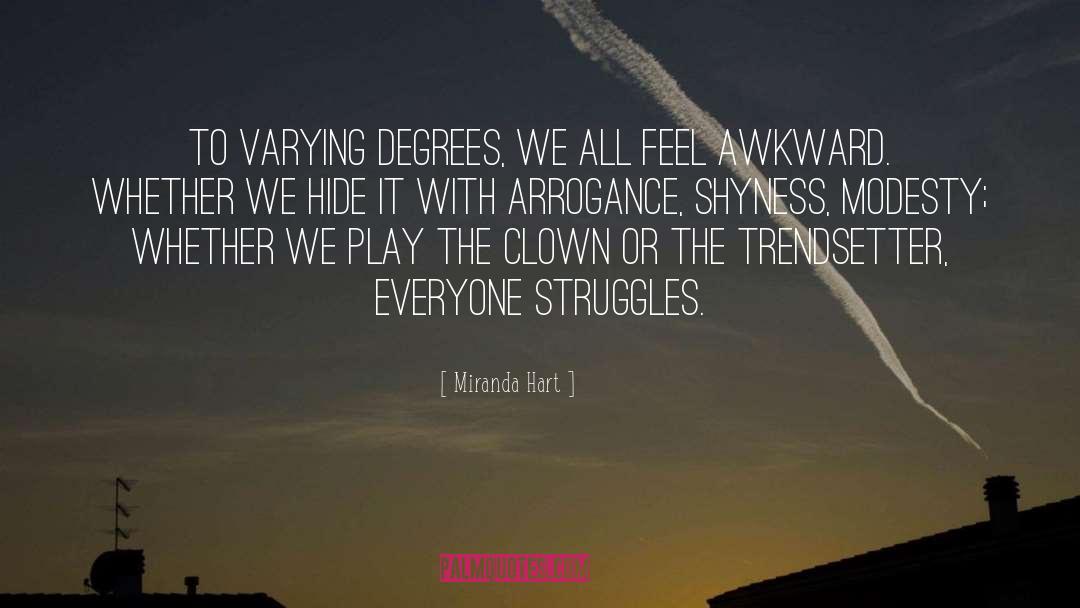 Shyness quotes by Miranda Hart