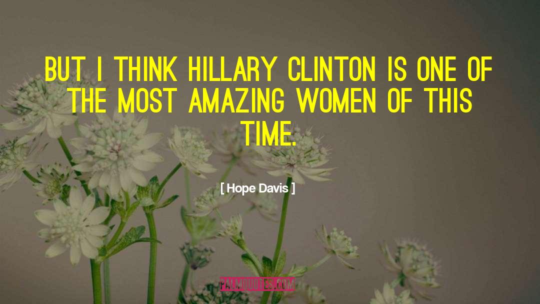 Siatta Davis quotes by Hope Davis