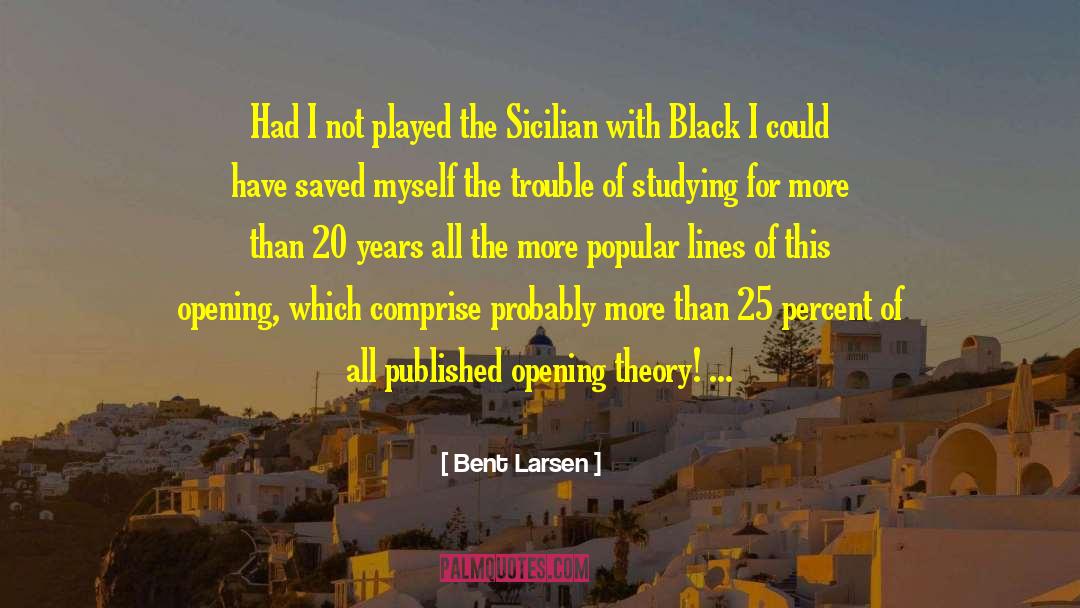 Sicilian quotes by Bent Larsen