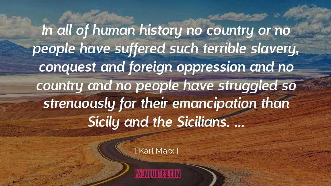 Sicily quotes by Karl Marx