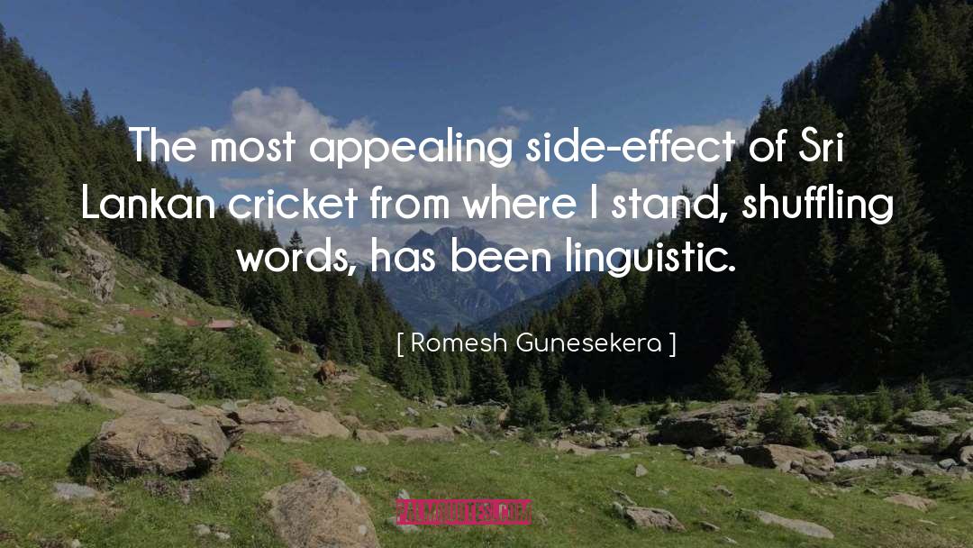 Side Effect quotes by Romesh Gunesekera