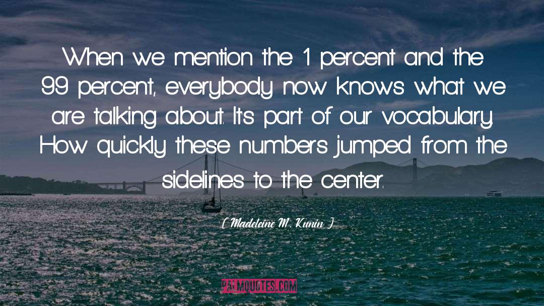 Sidelines quotes by Madeleine M. Kunin