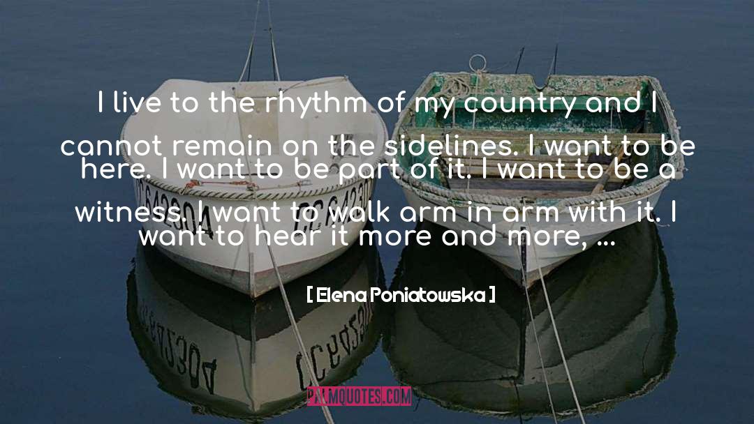 Sidelines quotes by Elena Poniatowska