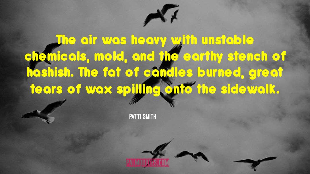 Sidewalk quotes by Patti Smith