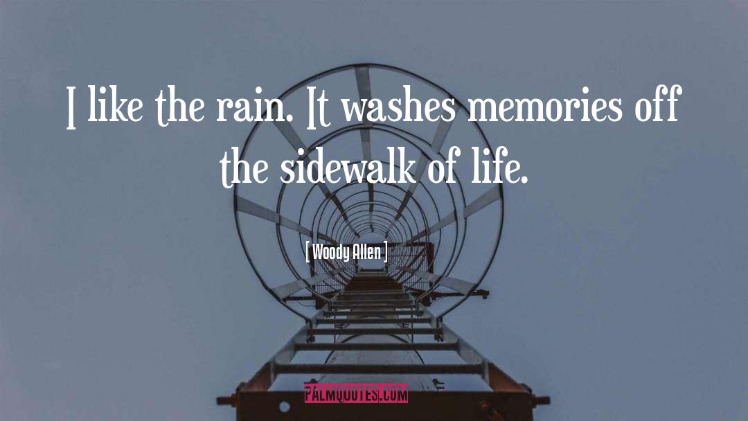 Sidewalk quotes by Woody Allen