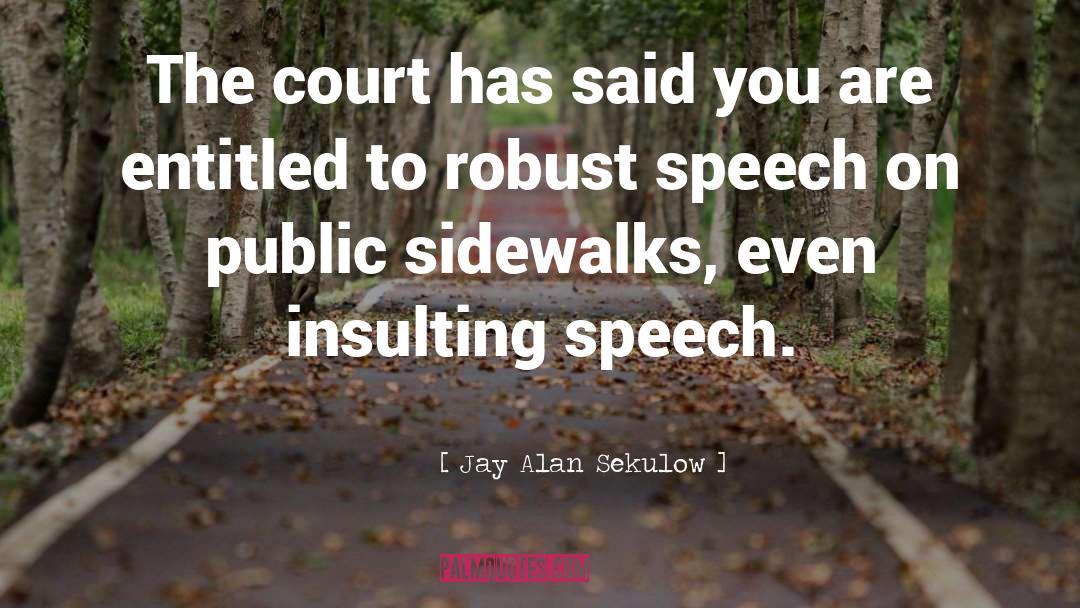 Sidewalks quotes by Jay Alan Sekulow