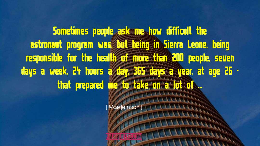 Sierra Leone quotes by Mae Jemison