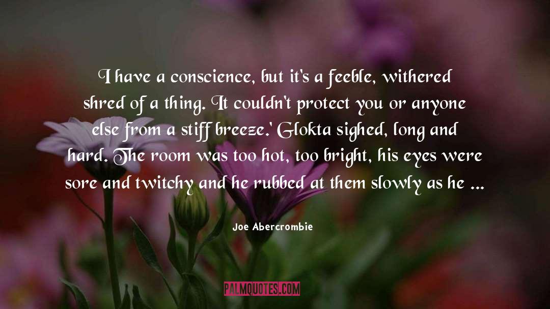 Sighed quotes by Joe Abercrombie