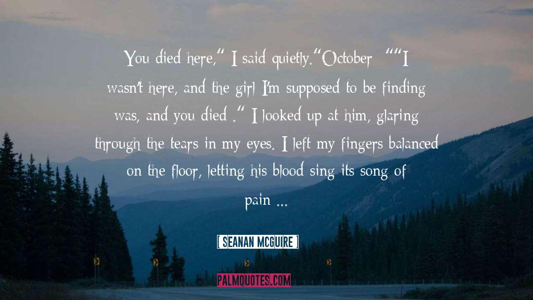 Sighed quotes by Seanan McGuire