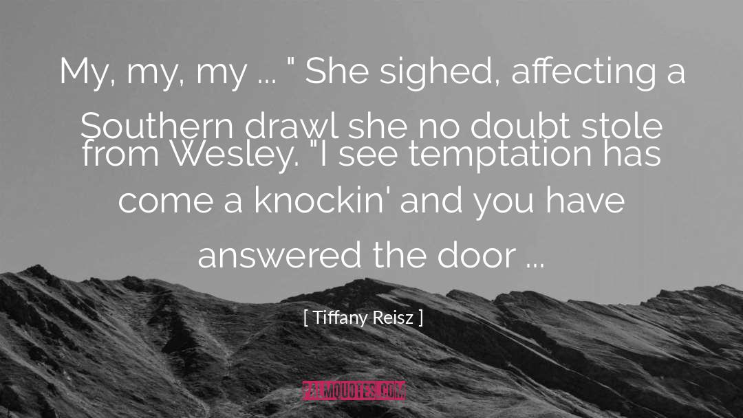 Sighed quotes by Tiffany Reisz