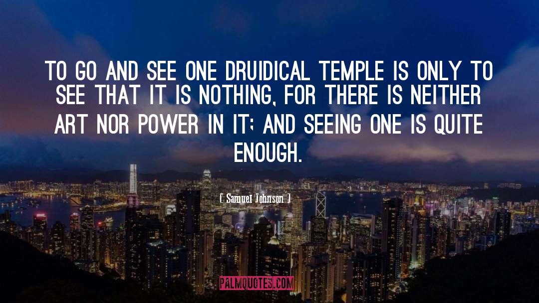 Sightseeing quotes by Samuel Johnson