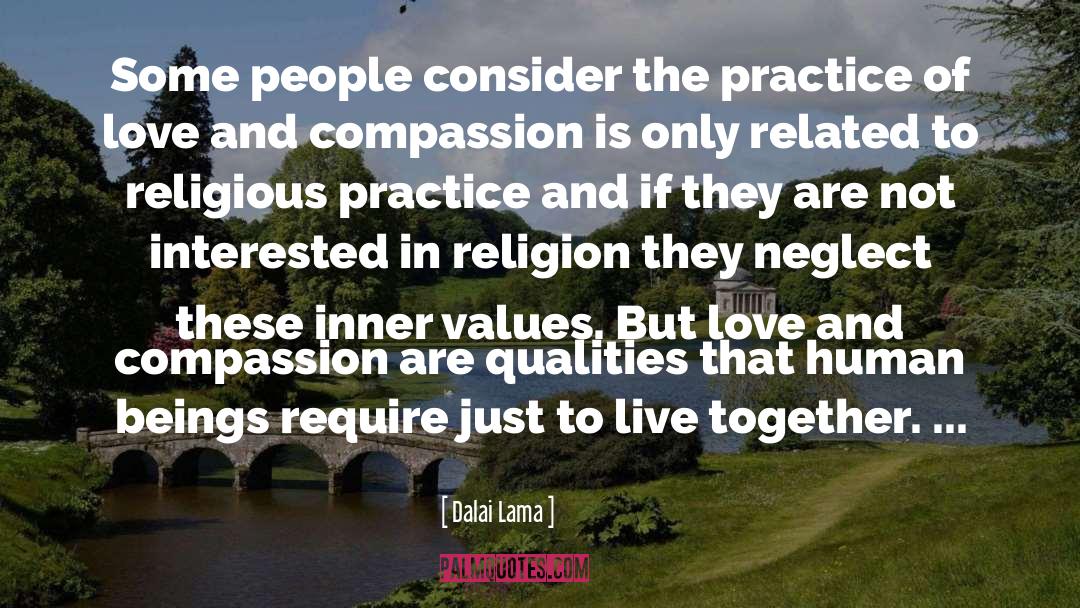 Sign Values quotes by Dalai Lama