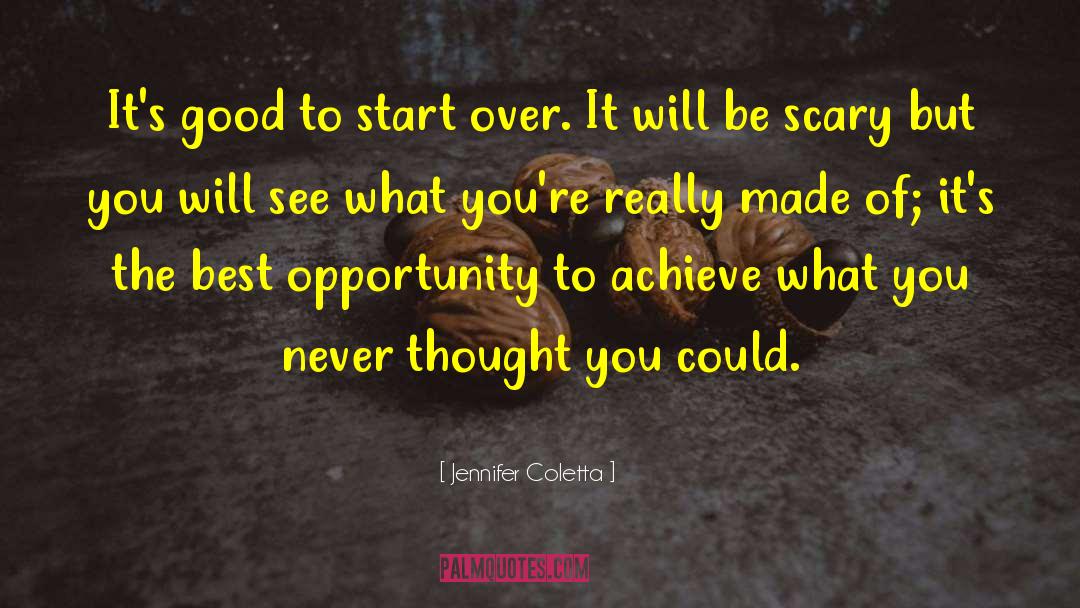 Signaled To Start quotes by Jennifer Coletta