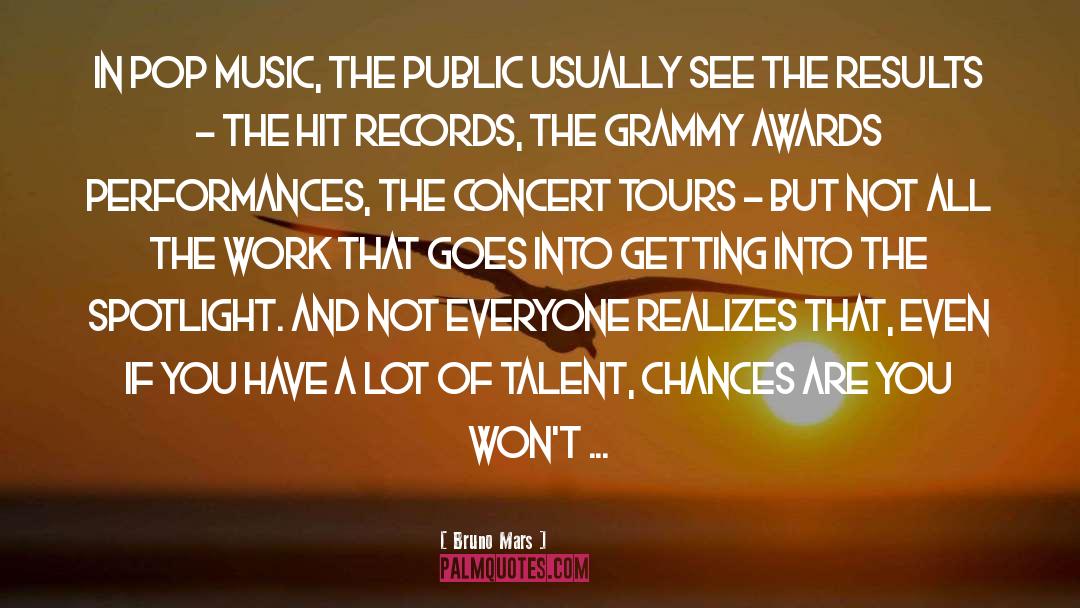 Signet Tours quotes by Bruno Mars
